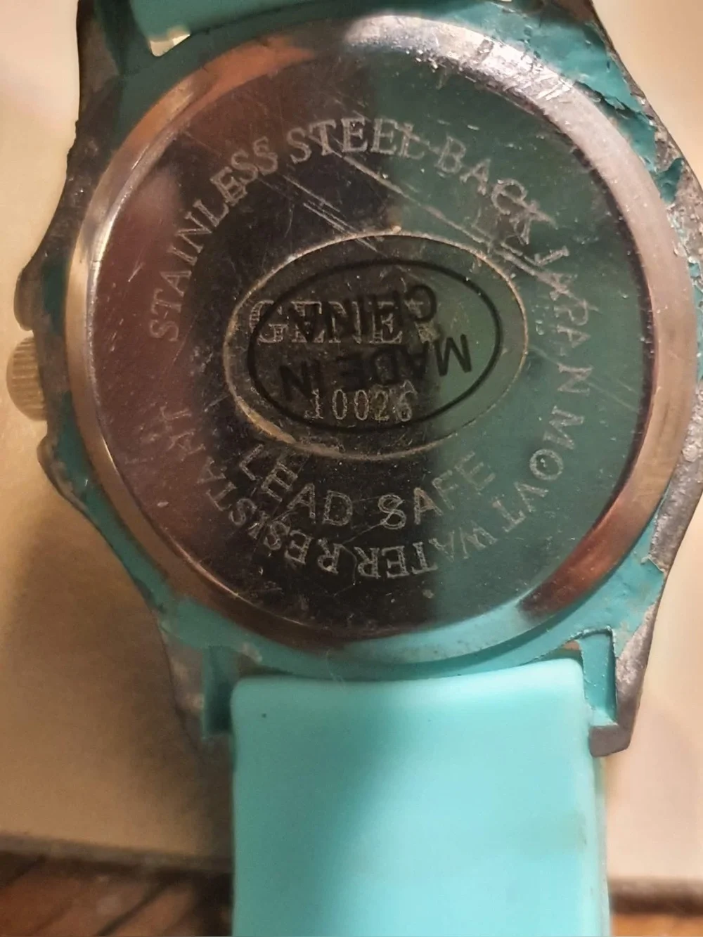 🦋10/$20🦋 Geneva Silver/Blue Rhinestone Silicone Women's Watch